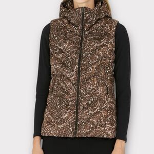 Patagonia Women’s Down With It Vest Medium Puffer Hooded Full Zip Gorpcore NWT